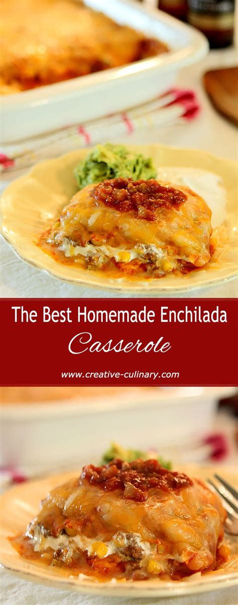 The Best Homemade Enchilada Casserole Has Ground Beef