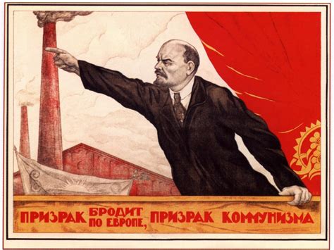 Communist Comrade Lenins Soviet Union Propaganda Vintage Kraft