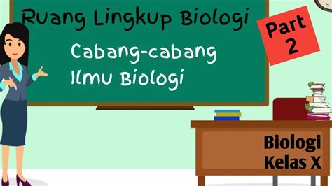 Ruang Lingkup Biologi Bagian 2 | Materi Biologi Kelas 10 - YouTube