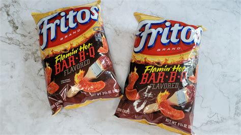 Fritos Flamin Hot Bar B Q Review Get Them While They Re Hot