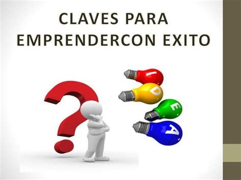 Claves Para Emprender Con Exito Ppt