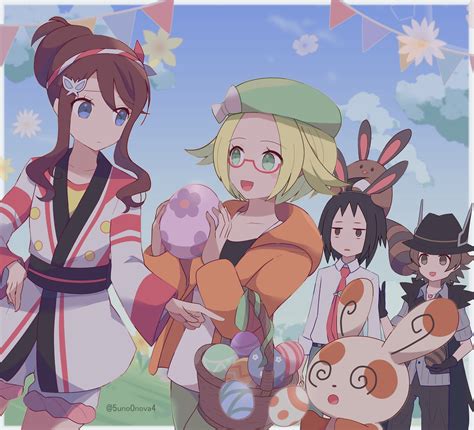 Hilda Hilbert Bianca Cheren Sentret And 3 More Pokemon And 3 More