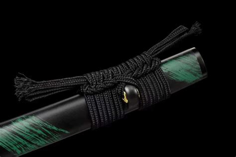 Emerald Katana Swordreal Handmade Japanese Samurai Sword High Mangane