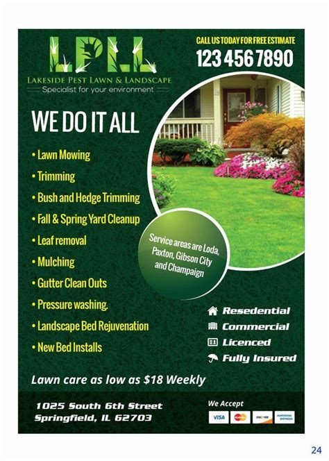 Lawn Care Flyer Template Lawn Mowing Business Lawn Care Flyers Lawn