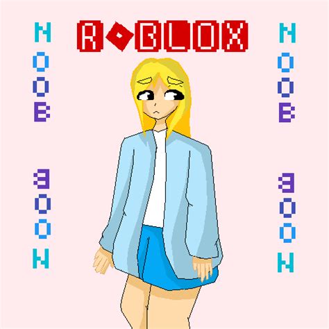 Pixilart Roblox Noob Girl By Soraya336