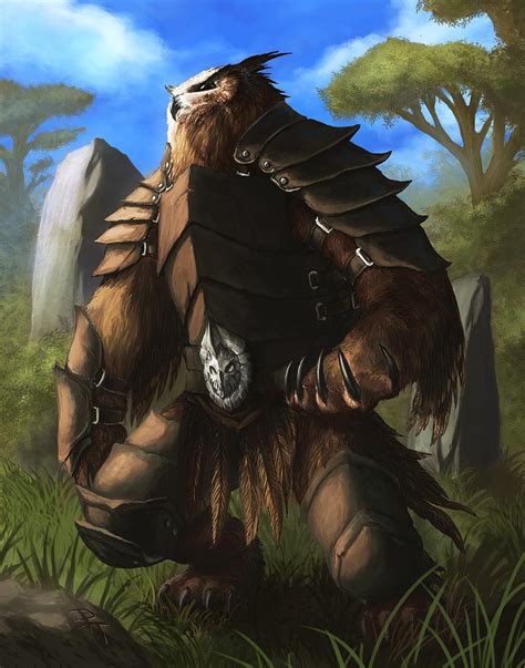 Art Armored Owlbear Commissions Are Open Rdnd