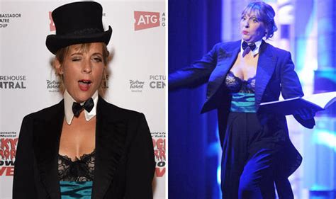 Great British Bake Off S Mel Giedroyc Flaunts Cleavage In Sexy Lace Bra