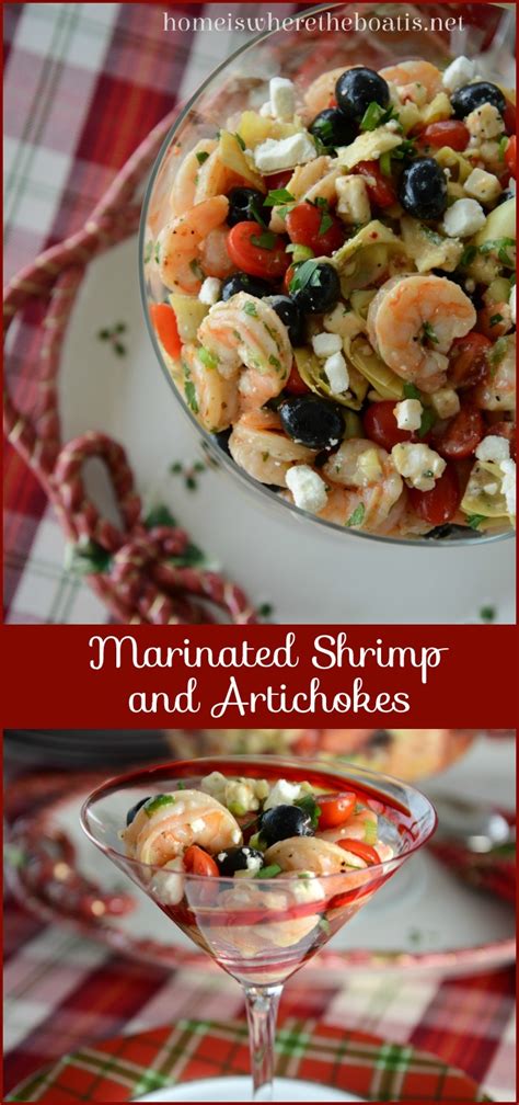 This shrimp and andouille sheet you can prep all your ingredients ahead of time, so when it's dinner, you just season the veggies and pop them in the oven. The Life of the Party: Marinated Shrimp and Artichokes ...