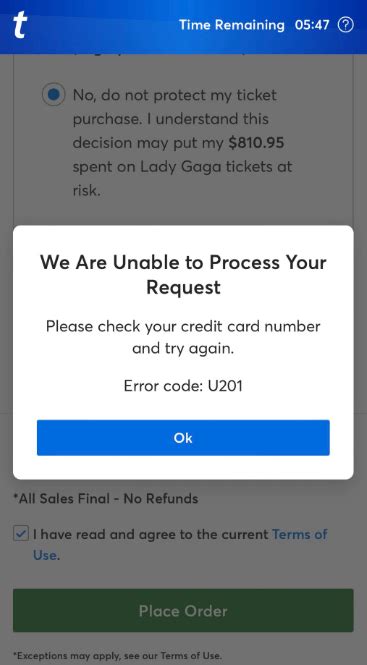 Fix Ticketmaster Error Code U201 7 Easy Tricks