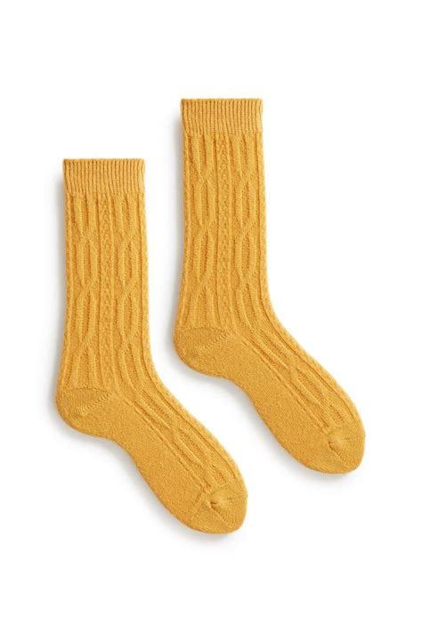 Womens Chunky Cable Wool Cashmere Crew Socks Women Socks Fashion Cashmere Wool Cable Knit Socks