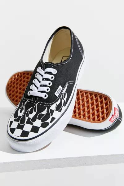 Vans Authentic Checkerboard Flame Sneaker Urban Outfitters