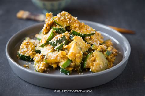 Maybe you would like to learn more about one of these? Stir-fried Zucchini with Salted Egg Yolks (黃 沙 炒小南瓜)