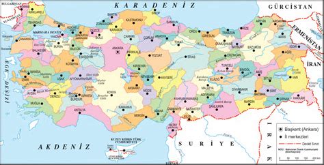 Görmek istediğiniz bölgenin üzerine tıklayınız. Türkiye Siyasi Haritası | Türkiye Haritası