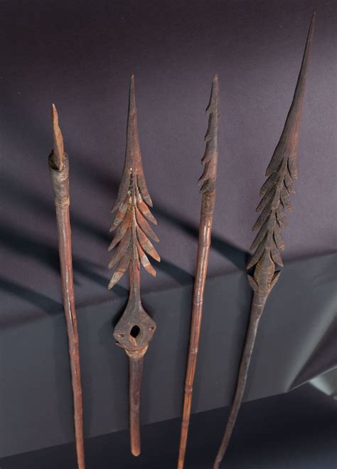 Four Early Aboriginal Spears Artoceanic