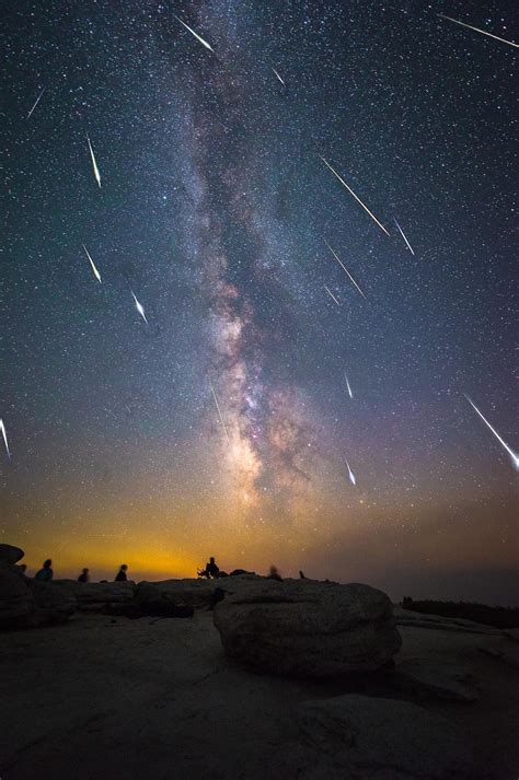 Interesting Photo Of The Day Meteor Shower Exposure Stacking
