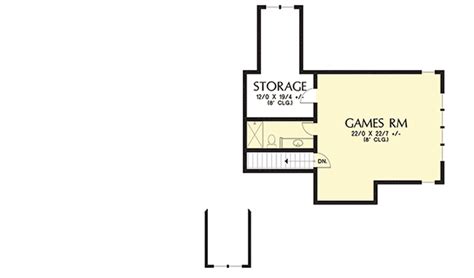Rugged Craftsman House Plan With Upstairs Game Room 69650am