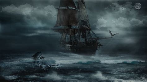 Storm Pirate Sea Free Photo On Pixabay