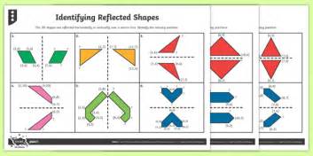 Reflecting Shapes Worksheet Ks3 Tes Reflecting Shapes Reflections