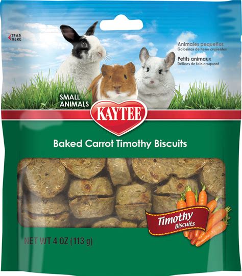 Kaytee Products Inc Timothy Hay Baked Small Animal Treat Carrot 4 Oz