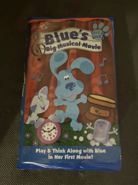 Blues Clues Blues Big Musical Movie Vhs 2000 £403 Picclick Uk