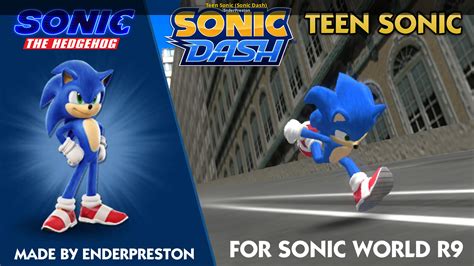 Teen Sonic Sonic Dash Sonic World Mods