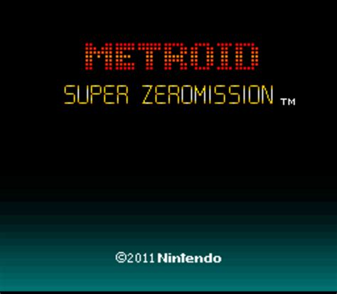 Metroid Super Zero Mission 2011