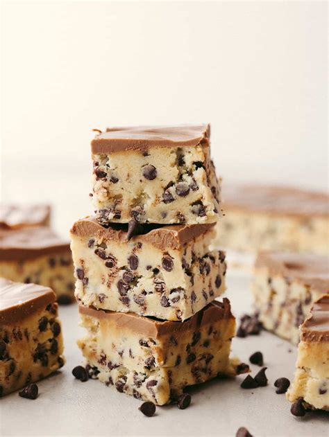 Chocolate Chip Cookie Dough Bars The Recipe Critic