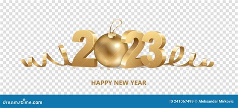 Felice Anno Nuovo 2023 Illustrazione Vettoriale Illustrazione Di Congratulazione 241067499