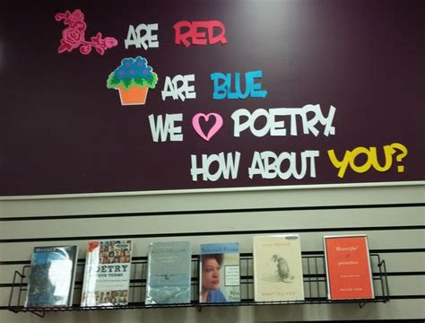 National Poetry Month Library Display Poetry Month Library Poetry