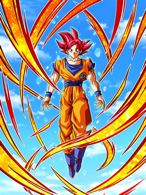 Phy Ssr Super Saiyan God Goku Hd Art By Kevmd11 On Deviantart