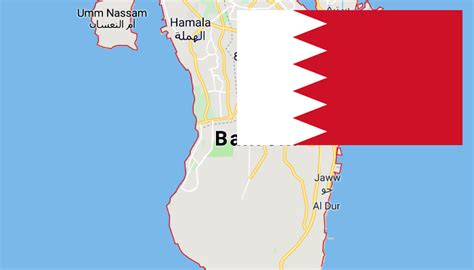 Donde está bahréin en el mapa. Bahrein: Bandeira, Mapa e Dados Gerais - Rotas de Viagem