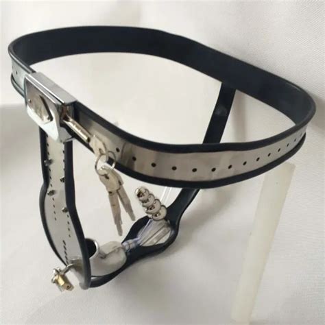 Male Chastity Belt Cage Bra Locking Stainless Steel Adjustable Device Bondage Sm Picclick