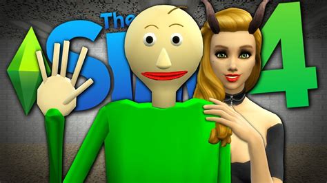 3d Baldi Is A Monster The Sims 4 Funny Story 8 Youtube