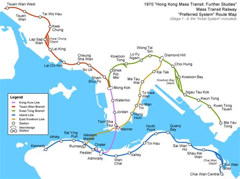 How The Mtr Couldve Looked The Preferred System Route Map For Hong