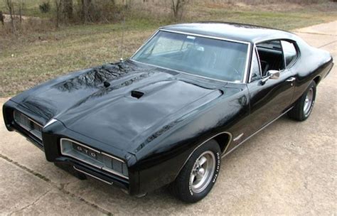 Black 68 Gto 4 Speed The Muscle Car Place