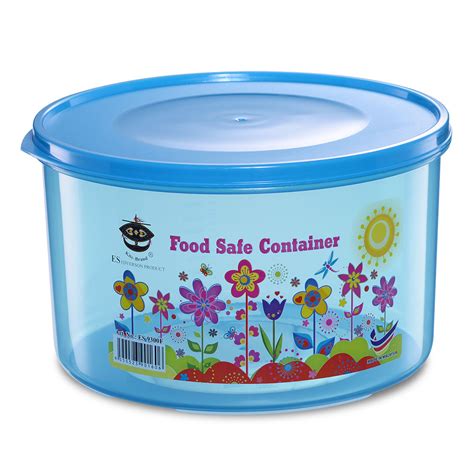 Food contact materials are materials that are intended to be in contact with food. ES9300F-Flora-Food-Safe-Container-Blue