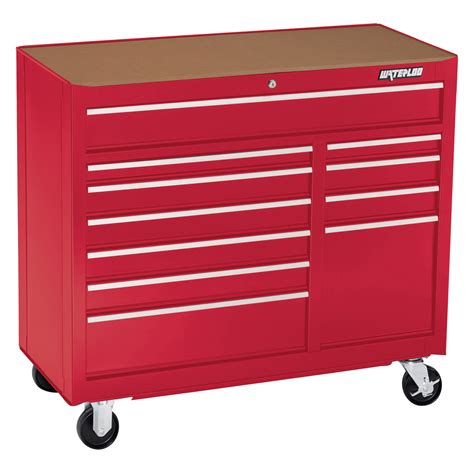 Wayfair's assortment of bottom rollaway tool chests, top tool chests, middle tool chests, and side chests come in an array of materials. Waterloo Professional 41 in. Red 11 Drawer Cabinet - Tool ...