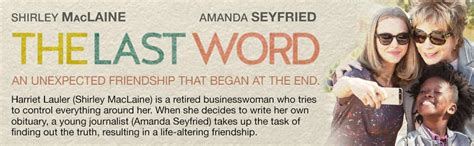 The Last Word Dvd Shirley Maclaine Amanda Seyfried