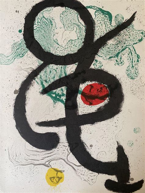 Lot Joan Miró Composition 1963