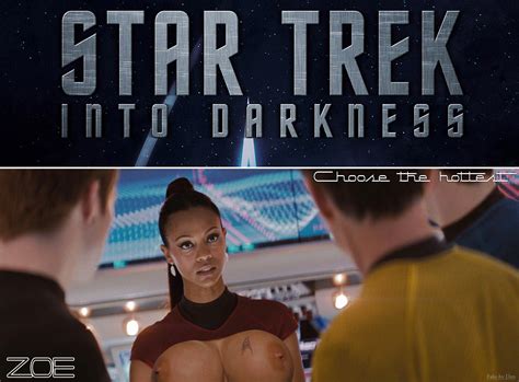 Post 1710988 Chris Pine Fakebydan Fakes James T Kirk Nyota Uhura Spock Star Trek Star Trek