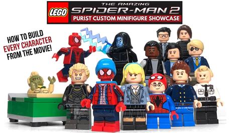 Lego Amazing Spider Man 2 Custom Minifigure Showcase Youtube