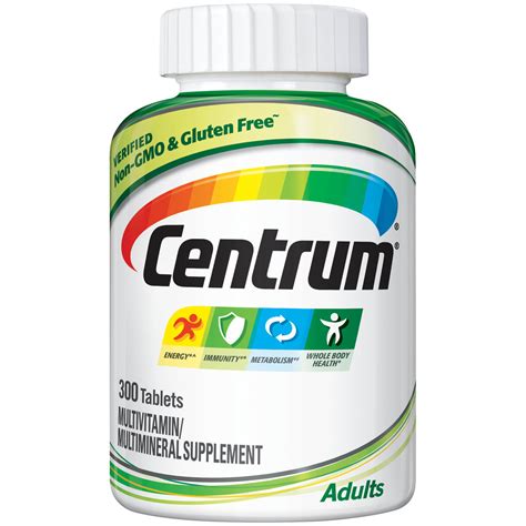 Centrum Adult Multivitamins Multivitaminmultimineral Supplement With