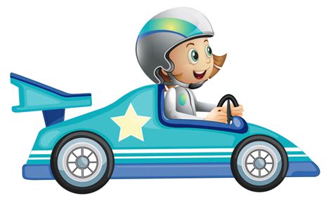 Race Car Driver Clip Art ♥car Cartoon Png Download 665502 Free