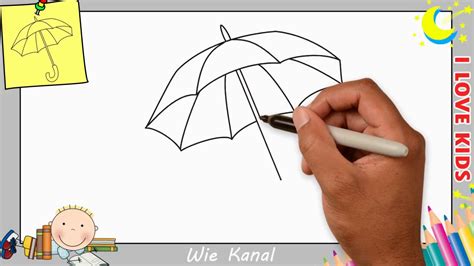 Mit der richtigen anleitung ist das zeichnen für anfänger ein kinderspiel. Regenschirm zeichnen lernen einfach schritt für schritt ...