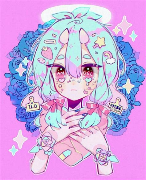 Pin By Pomelo On ω Anime Art Girl Pastel Goth Art Cartoon Art