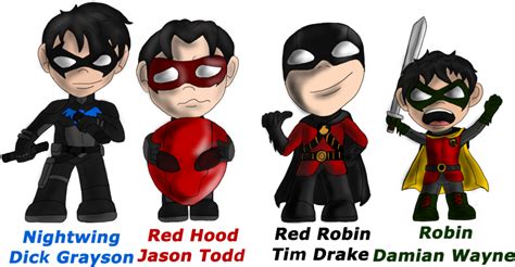 Download Chibi Robins By Maygirl Draw Chibi Red Robin Png Image With