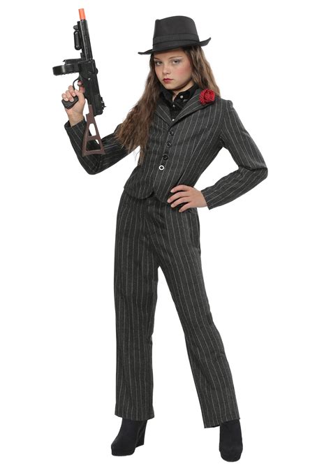 Girls Gangster Costume Ebay