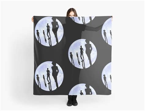 Hunter X Hunter Silhouettes Scarves By Metaaboo Redbubble