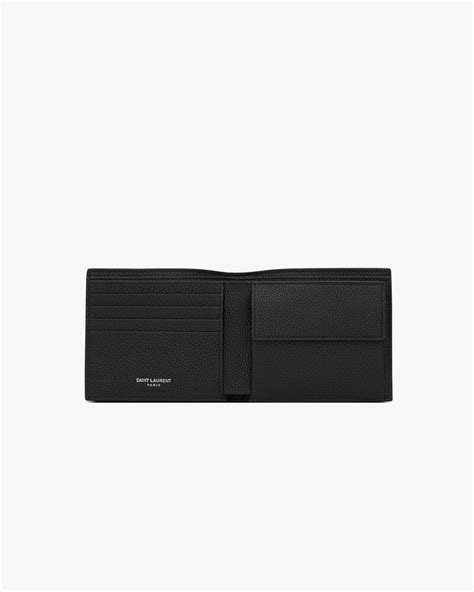 カサンドラ シャドウ Saint Laurent イースト／ウエスト ウォレット（グレインレザー／コインパース付き） Saint Laurent