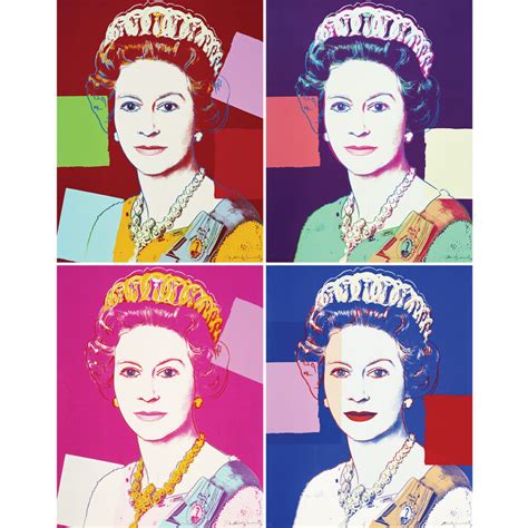 queen elizabeth ii of the united kingdom complete portfolio reigning queens by andy warhol